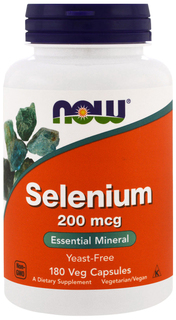 Витаминно-минеральный комплекс NOW Selenium 180 капс.