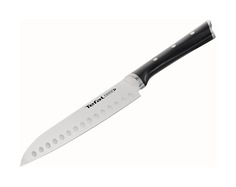 Нож Сантоку Tefal Ice Force K2320614 Черный