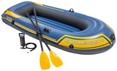 Лодка Intex Challenger 2 Set 2,36 x 1,14 м blue/yellow