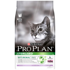 Сухой корм для кошек PRO PLAN Sterilised Optirenal, индейка, курица, 1,5кг