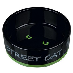 Миска Trixie Street Cat для кошек керамическая 0,3 л/ф12 см