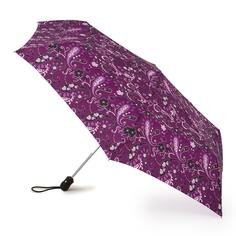 Зонт складной женский автоматический Fulton J739-3054 фиолетовый