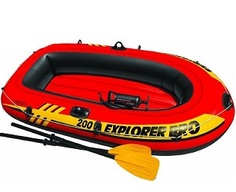Лодка Intex Explorer Pro 200 Set 1,96 x 1,02 м orange