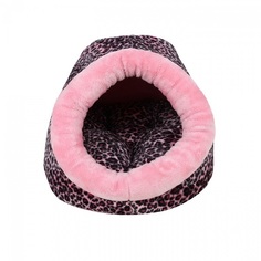 Домик для кошек Pinkaholic Snuggle, розовый, 44x33x23см