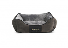 Лежак с бортиками Scruffs Wilton 90 х 70 х 23 серый