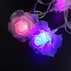 Новогодняя электрическая гирлянда Репка Роза YL01 12813 4,5 м разноцветный