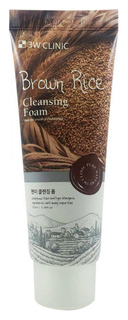 Пенка для умывания 3W Clinic Brown Rice Foam Cleansing 100 мл