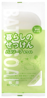 Косметическое мыло Miyoshi На основе натуральных компонентов 3x135 г