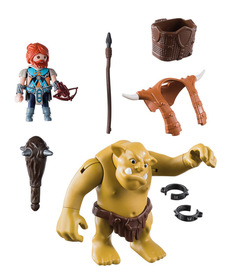 Игровой набор Playmobil Гномы Гигантский тролль с боевым гномом