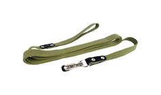 Поводок для собак Collar, брезент, зеленый, 3 м х 25 мм