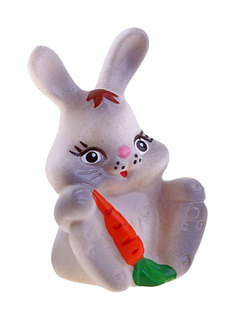 Игрушка для купания Кудесники Зайчик с морковкой СИ-38 ПКФ «Игрушки»