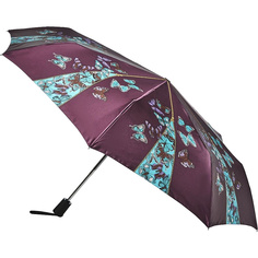 Зонт складной женский автоматический Henry Backer Q2101 фиолетовый