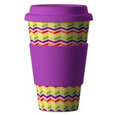 ЭКО Стакан из бамбукового волокна "BambooCup", Зиг-Заг, 400 МЛ Areon