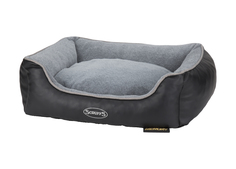 Лежак для собак Scruffs Chateau, с бортиками, серый, 60 х 50 х 15 см
