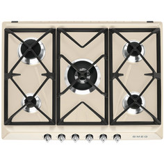 Встраиваемая варочная панель газовая Smeg SR975PGH Beige
