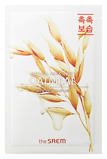 Маска тканевая N с экстрактом овсянки Natural Oatmeal Mask Sheet 21мл The Saem