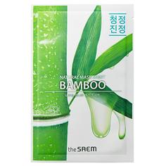 Маска тканевая N с экстрактом бамбука Natural Bamboo Mask Sheet 21мл The Saem