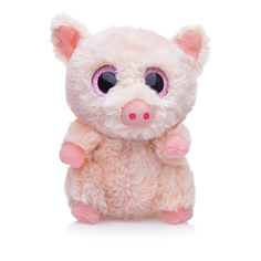 Мягкая игрушка Свинка светло-розовая, 15 см A Btoys
