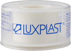 Пластырь Luxplast фиксирующий на нетканой основе белый 5 м х 2,5 см