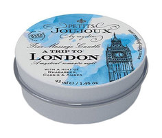 Массажная свеча Mystim Petits Joujoux London с ароматом ревеня амбры черной смородины 33 г