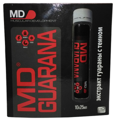 Энергетик MD Guarana, 10 x 25 мл, unflavoured M&D