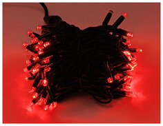 Новогодняя электрическая гирлянда Beauty Led LL100-1-1R 10 м красный Laitcom