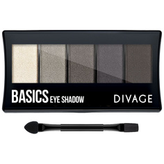 Тени для век Divage Basics тон 01,02,03,04,05