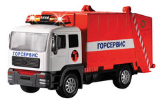 Машина спецслужбы Технопарк Мусоровоз со светом и звуком
