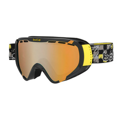 Горнолыжная маска Bolle Explorer 2016 shiny black checker/citrus gun S Bolle