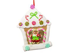 Елочная игрушка Crystal Deco Пряничная девочка в домике MA6965B 10,5 см 1 шт.