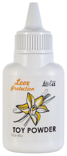 Пудра для ухода за секс-игрушками Lola Toys Love Protection с ароматом ванили 15 г