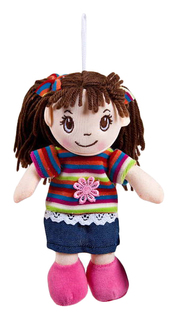 Кукла мягконабивная, 20 см (платье в полоску) A Btoys