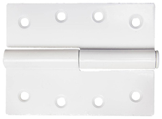 Петля дверная Stayer "MASTER" разъемная, цвет белый, левая, 100мм