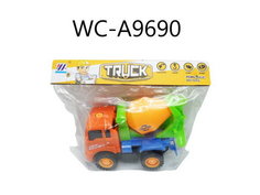 Машинка- конструктор "Бетономешалка", в наборе с инструментами, в пакете, 23x17x8 см Junfa Toys