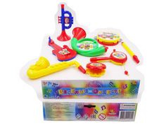 Набор музыкальных инструментов Веселый оркестр для малышей (8 предметов) в пакете A Btoys