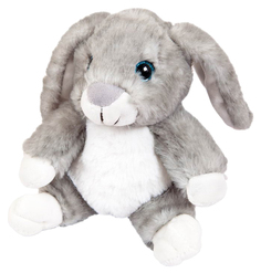 Мягкая игрушка "Кролик", цвет: серый, 17 см A Btoys