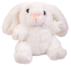 Мягкая игрушка "Кролик", цвет: белый, 17 см A Btoys