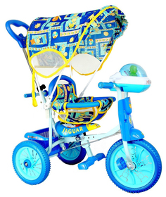 Детский трехколесный велосипед Jaguar синий