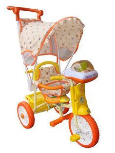 Детский трехколесный велосипед Jaguar оранжевый