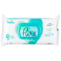 Влажные салфетки Pampers для детей Aqua Pure Белый, 96 шт.
