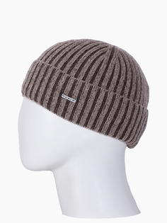 Шапка бини мужская Dairos GD90389012 бежево-коричневая