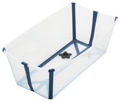 Ванночка Stokke (Стокке) Flexi Bath Макси Transparent Blue 535902
