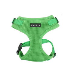 Шлейка для животных Puppia RITEFIT, зеленая, M, обхват груди 39-54см, обхват шеи 28-33см