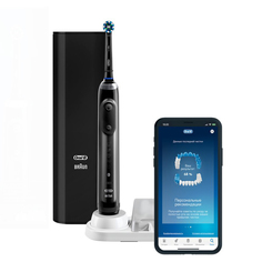 Зубная щетка электрическая Braun Oral-B Genius X 20000N (D706.515.6X) Black