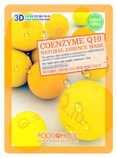 Маска для лица FoodaHolic Coenzyme Q10 Natural Essence 3D Mask 23 г