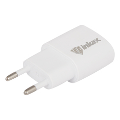 Сетевое зарядное устройство Inkax CD-08, 1xUSB, 2,1 A, (0L-00038524) white