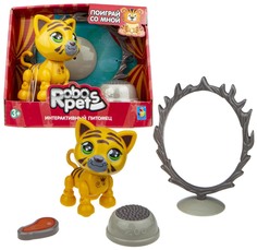 Интерактивная игрушка 1TOY Robo Pets Артист цирка. Тигр Т16940