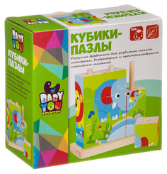 Развивающая Игра Bondibon Baby You Кубики-Пазлы Вв4008 9 Шт