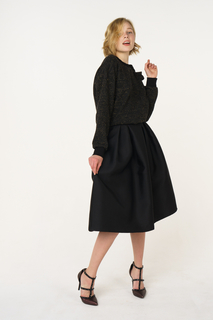 Юбка женская T-Skirt 16SS-02-0220-FS черная 44 RU
