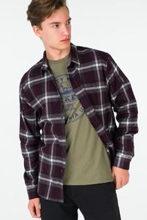 Рубашка мужская Dockers 5694000070 фиолетовая M